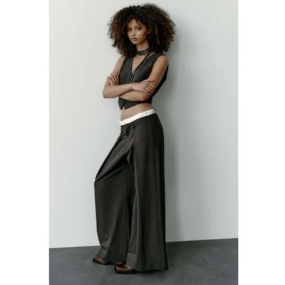 Zara Combo Boxer Pants NWT - Picture 3 of 15